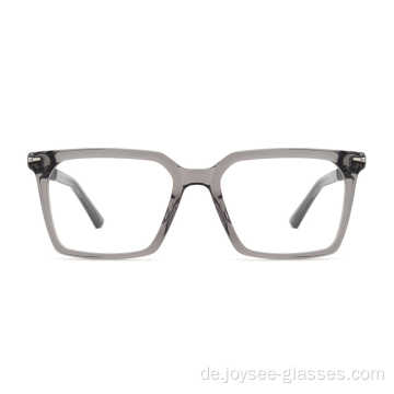 Top -Qualität Retro Unisex Quadratlinsen dünne Full Rim Acetat Eyewear
